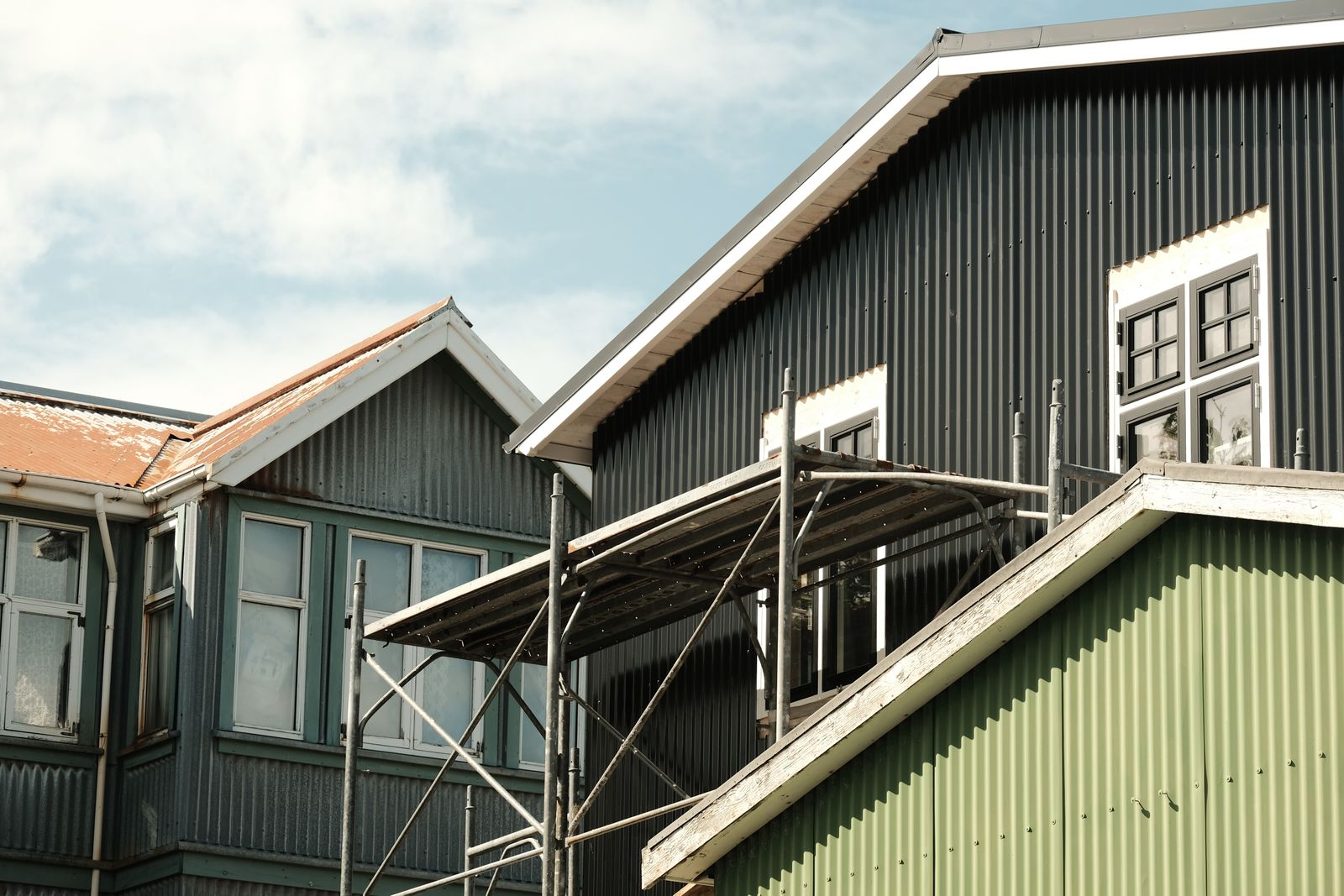 Metal Shingle Roofing Installation